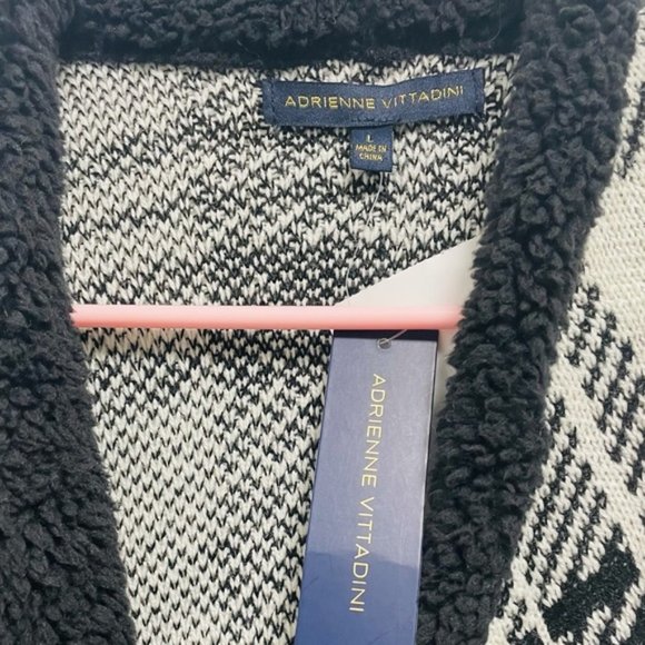 Andrienne Vittadini Black & White Jacket/Cape - Picture 4 of 7